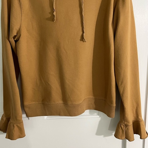 J. Crew Flare Cuff Hoodie Sweatshirt Womens 
Melted Caramel Size Large comfy - Picture 5 of 14
